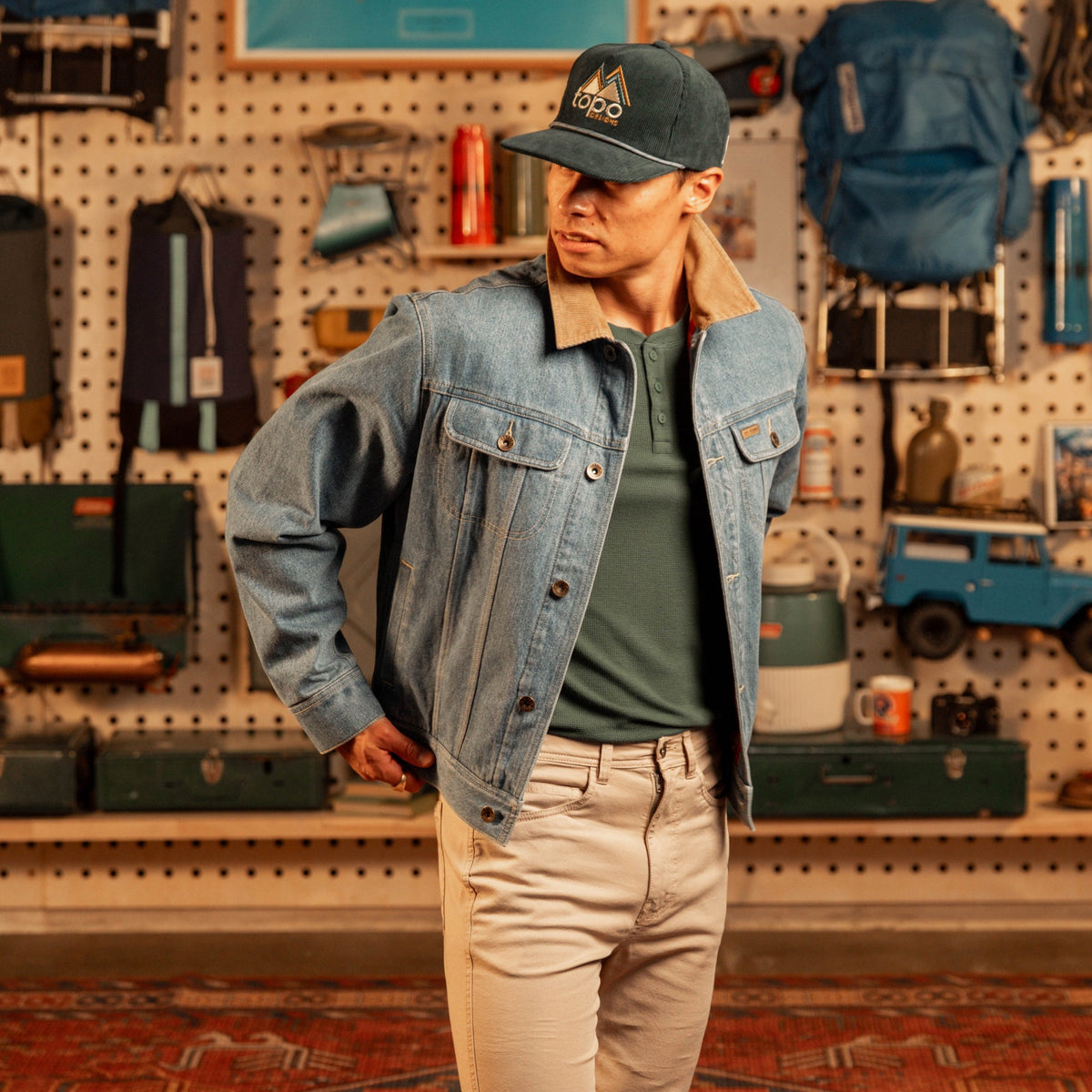 Mt. West Trucker Jacket - Denim - Men's