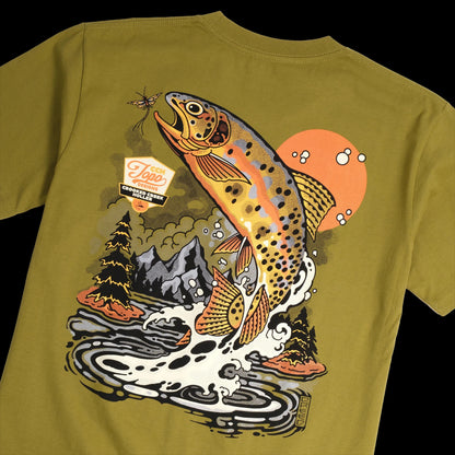 Topo Designs x CCH x Pine Printshop Golden Trout Tee